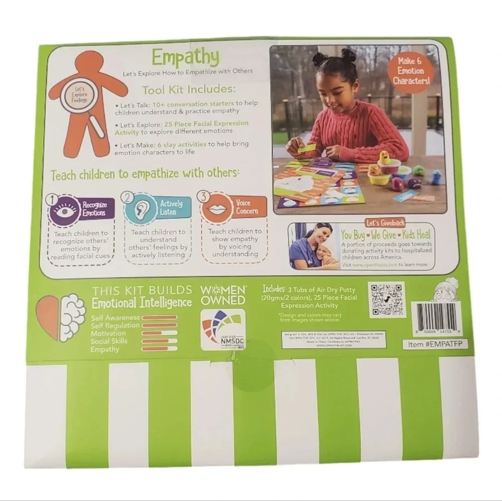 New Open The Joy Kids Empathy Tool Kit Make Emotion Characters Putty